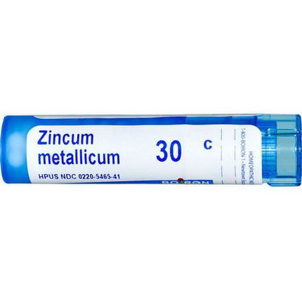 Boiron, Single Remedies, Zincum Metallicum, 30C, Approx 80 Pellets