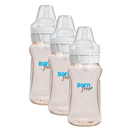 Born Free, Natural Feeding Classic Bottles, Medium Flow, 3 Pack, 9 oz Each