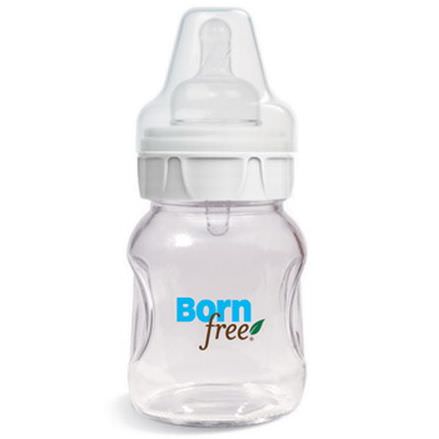 Born Free, Natural Feeding, Glass Bottle, Slow Flow, 5 oz