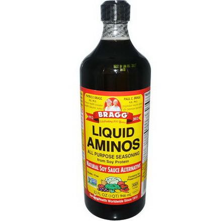 Bragg, Liquid Aminos, All Purpose Seasoning, Natural Soy Sauce Alternative 946ml