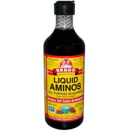 Bragg, Liquid Aminos, Natural Soy Sauce Alternative 473ml