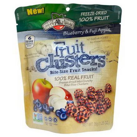 Brothers-All-Natural, Fruit Clusters, Bite-Size Fruit Snacks, Blueberrry&Fuji Apple 35g