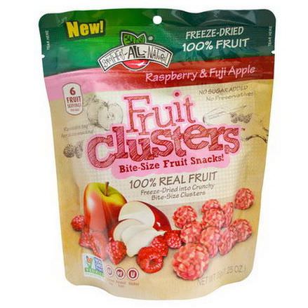 Brothers-All-Natural, Fruit Clusters, Bite-Size Fruit Snacks, Raspberry&Fuji Apple 35g