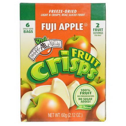 Brothers-All-Natural, Fruit Crisp, Fuji Apple, 6 Bags, 10g Each
