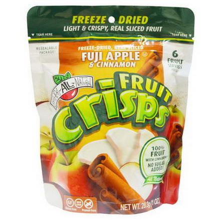 Brothers-All-Natural, Fruit Crisps, Fuji Apple and Cinnamon 28.3g