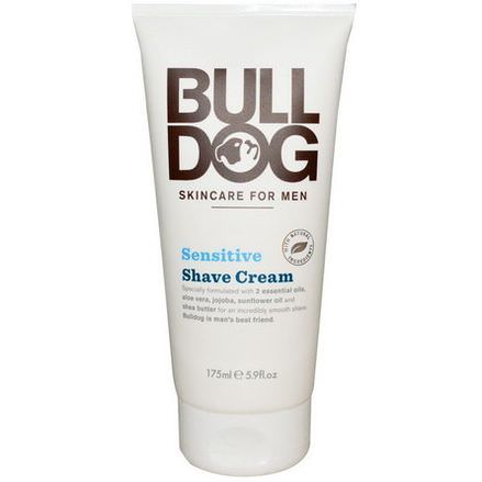 Bulldog Skincare For Men, Shave Cream, Sensitive 175ml