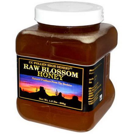 C.C. Pollen, Raw Blossom Honey 680g