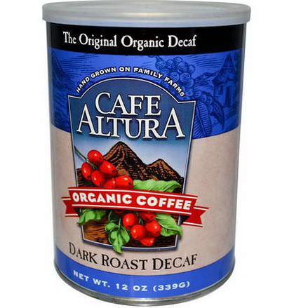 Cafe Altura, Organic Coffee, Dark Roast Decaf 339g