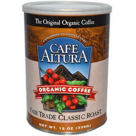 Cafe Altura, Organic Coffee, Fair Trade Classic Roast 339g