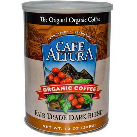 Cafe Altura, Organic Coffee, Fair Trade Dark Blend 339g