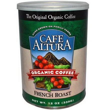 Cafe Altura, Organic Coffee, French Roast 339g