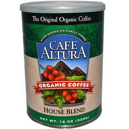 Cafe Altura, Organic Coffee, House Blend 339g