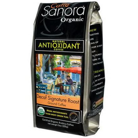 Caffe Sanora, Organic, Ground Coffee, Decaf Signature Roast 255g