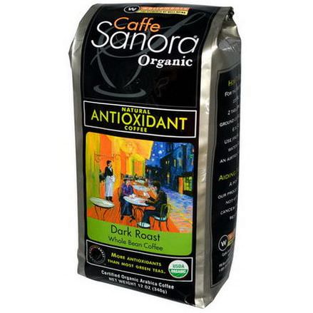 Caffe Sanora, Organic, Whole Bean Coffee, Dark Roast 340g
