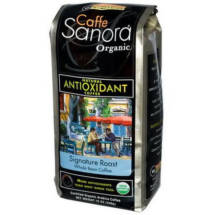 Caffe Sanora, Organic, Whole Bean Coffee, Signature Roast 340g