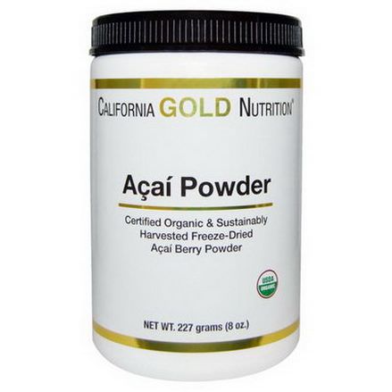 California Gold Nutrition, Organic Acai Powder 227g