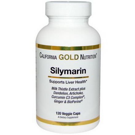 California Gold Nutrition, Silymarin Milk Thistle Extract, 120 Veggie Caps