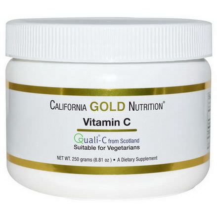 California Gold Nutrition, Vitamin C, Quali-C 250g