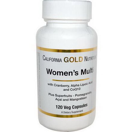 California Gold Nutrition, Women's Multi, 120 Veggie Caps