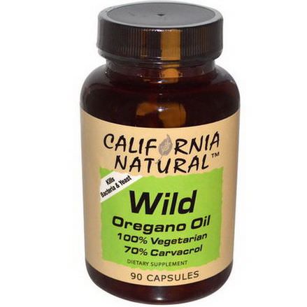 California Natural, Wild Oregano Oil, 90 Capsules