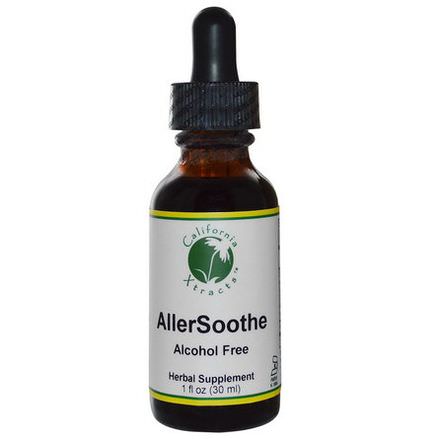 California Xtracts, AllerSoothe, Allergy Formula, Alcohol Free 30ml