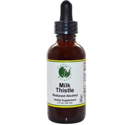 California Xtracts, Milk Thistle, Reduced Alcohol 59ml
