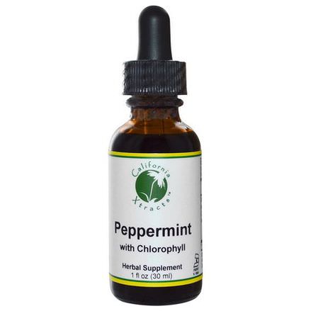 California Xtracts, Peppermint with Chlorophyll 30ml