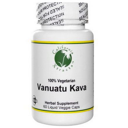 California Xtracts, Vanuatu Kava, 60 Liquid Veggie Caps