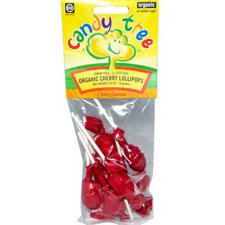 Candy Tree, Organic Cherry Lollipops 70g