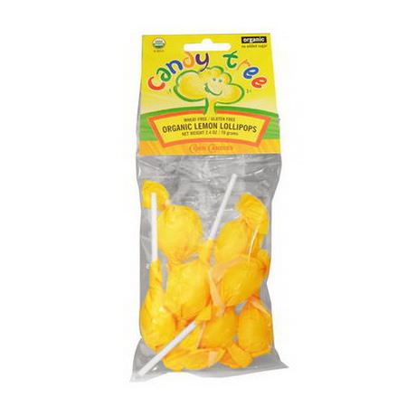 Candy Tree, Organic Lemon Lollipops 70g