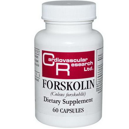 Cardiovascular Research Ltd. Forskolin, 60 Capsules