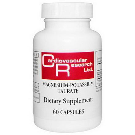 Cardiovascular Research Ltd. Magnesium-Potassium Taurate, 60 Capsules