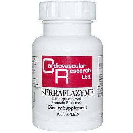Cardiovascular Research Ltd. Serraflazyme, 100 Tablets