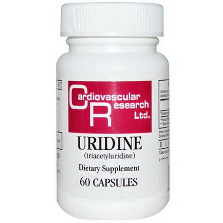 Cardiovascular Research Ltd. Uridine, 60 Capsules