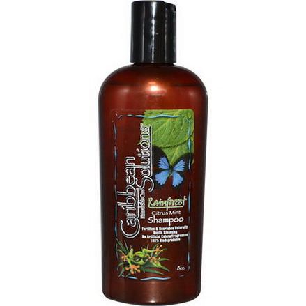 Caribbean Solutions, Rainforest Citrus Mint Shampoo, 8 oz
