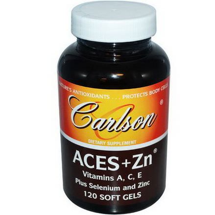Carlson Labs, Aces Zn, 120 Soft Gels