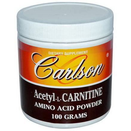 Carlson Labs, Acetyl-L-Carnitine, Amino Acid Powder, 100g