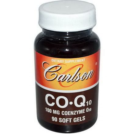 Carlson Labs, CO-Q10, 100mg, 90 Soft Gels