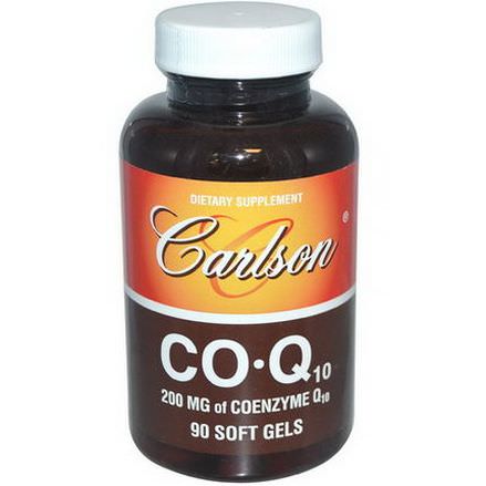 Carlson Labs, Co Q10, 200mg, 90 Soft Gels