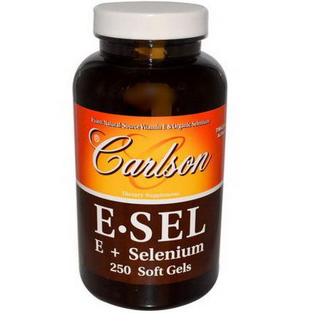 Carlson Labs, E-Sel, E Selenium, 250 Soft Gels