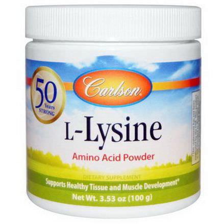 Carlson Labs, L-Lysine, Amino Acid Powder 100g