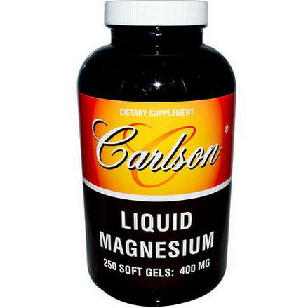 Carlson Labs, Liquid Magnesium, 400mg, 250 Soft Gels
