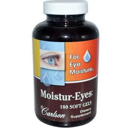 Carlson Labs, Moisture-Eyes, 180 Soft Gels