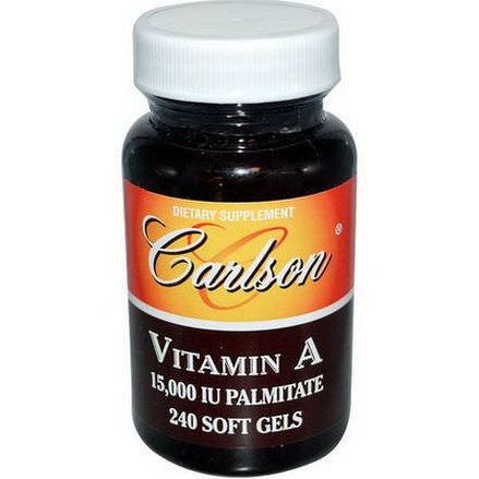 Carlson Labs, Vitamin A, 15,000 IU Palmitate, 240 Softgels