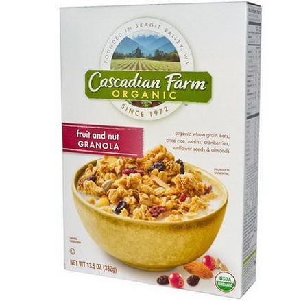 Cascadian Farm, Organic, Granola, Fruit and Nut 382g