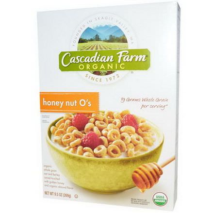 Cascadian Farm, Organic, Honey Nut O's 269g