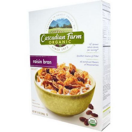 Cascadian Farm, Organic Raisin Bran Cereal 340g
