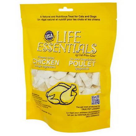 Cat-Man-Doo, Life Essentials, Freeze Dried Chicken for Cats&Dogs 142g