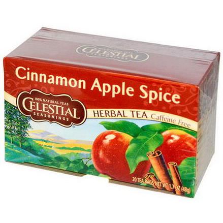 Celestial Seasonings, Cinnamon Apple Spice, Caffeine Free, 20 Tea Bags 48g