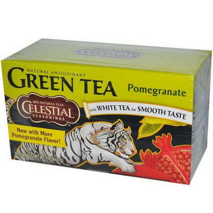 Celestial Seasonings, Green Tea, Pomegranate, 20 Tea Bags 41g
